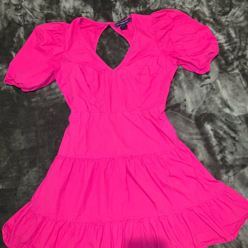Adidas Bright Pink V-Neck Top
